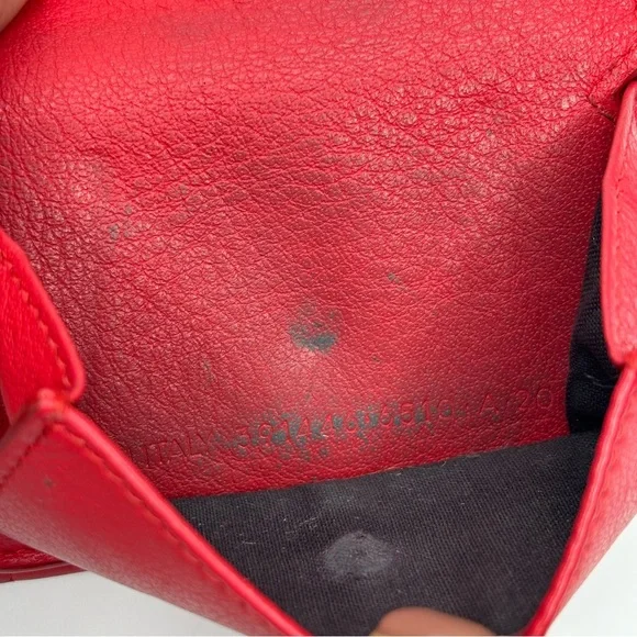 Authentic Balenciaga Mini Papier Trifold Leather Wallet - Picture 9 of 13